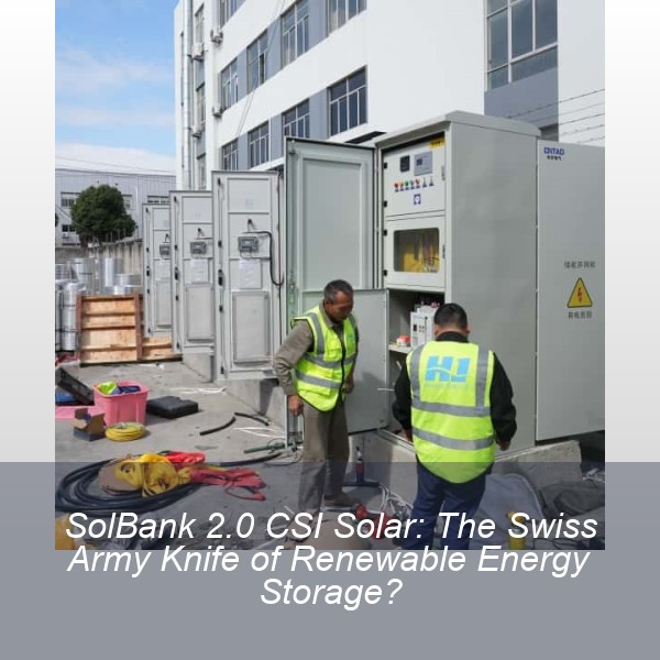 SolBank 2.0 CSI Solar: The Swiss Army Knife of Renewable Energy Storage?